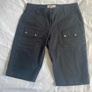 Michael Kors Black Bermudas Size 6